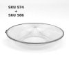 Klosz pokrywa PC do opraw high bay (do reflektora SKU 574) 120ST odporność na kurz V-TAC